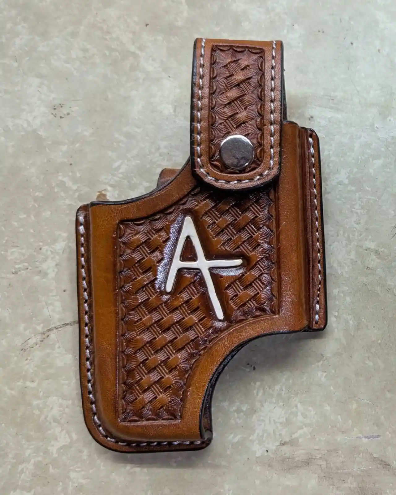 Funda para celular abierta